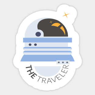 Space traveler Sticker
